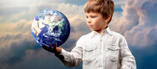 Earth In Child's Hand